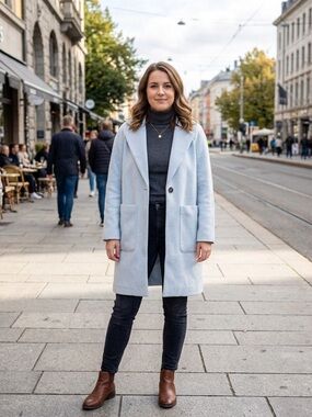 Only Oversized Blue Jacket